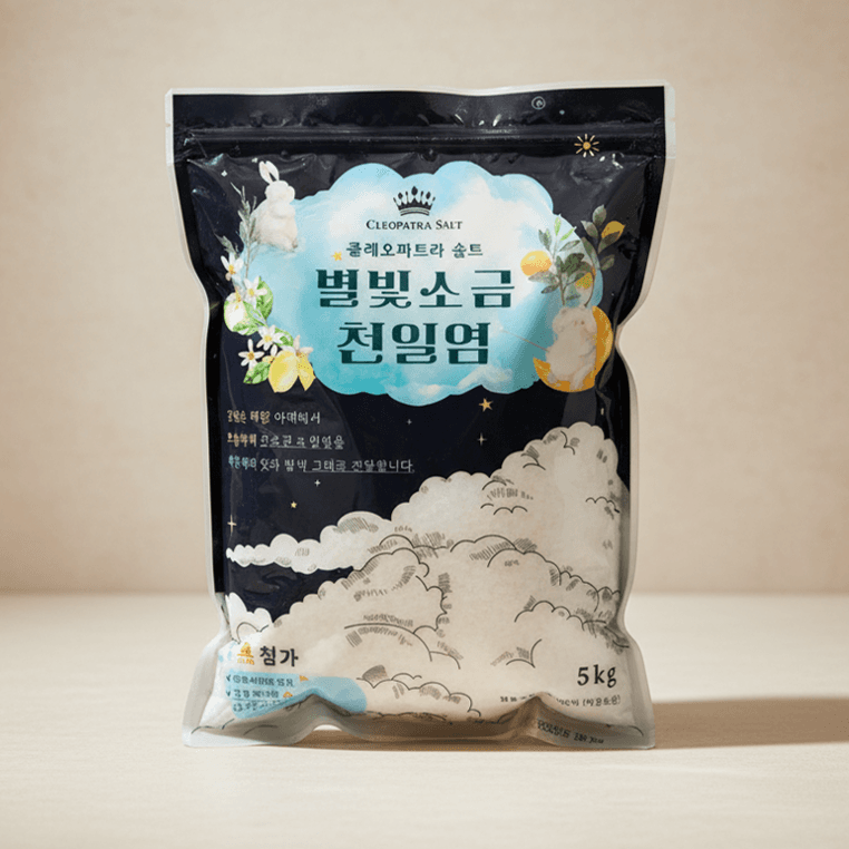 클레오파트라 솔트 천일염 W55 굵은 소금 5kg